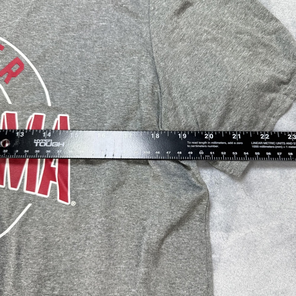 Oklahoma Sooners Shirt Mens Large Gray NCAA Football Sooner Nation 1890 Tee - Picture 4 of 6